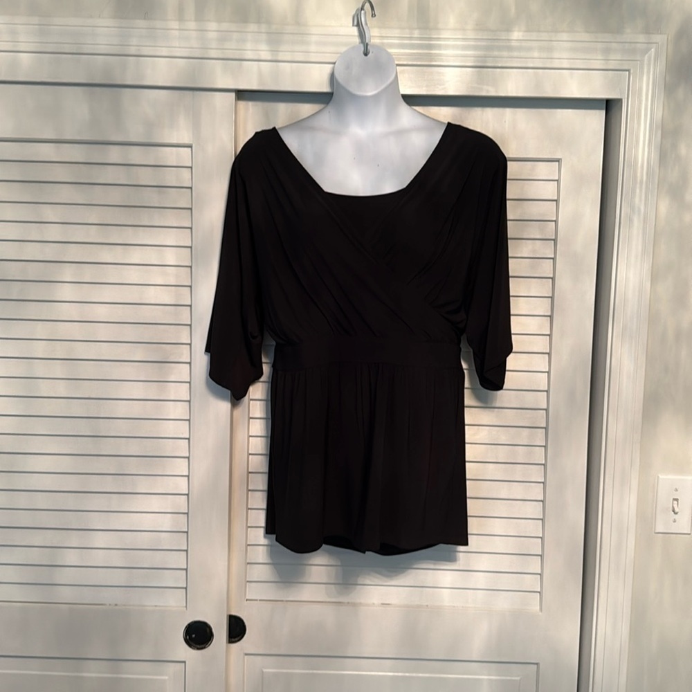 White House Black Market Black Romper